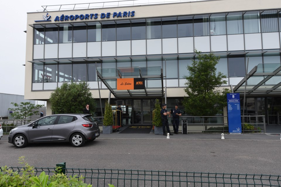 The raid took place after the victims had flown into Paris' Le Bourget Airport