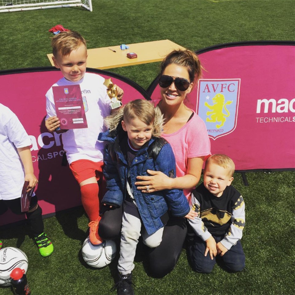  Danielle previously opened up about how terrifying it was when she realised baby Harry (far right) had pulled out his breathing tube