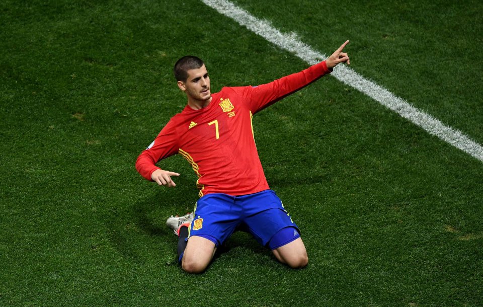 Alvaro Morata would normally be Spain's first choice striker