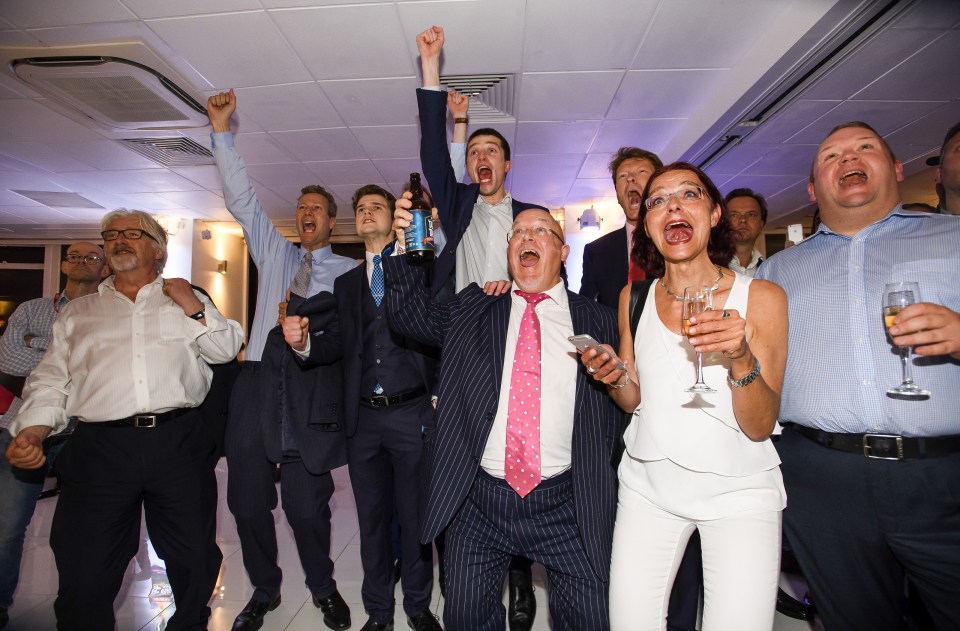 Brexit party in Westminster