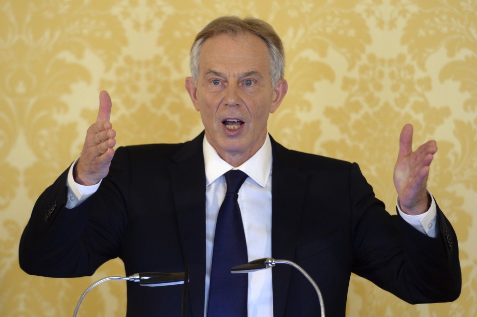  Former British Prime Minister Tony Blair