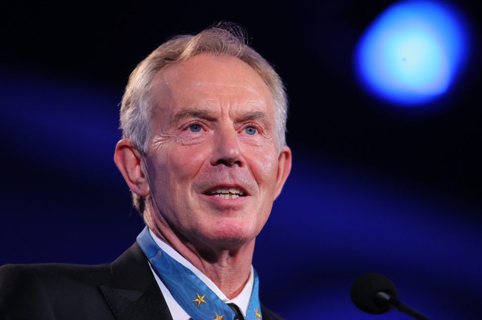 No joke .... Tony Blair is positioning himself to re-enter UK politics