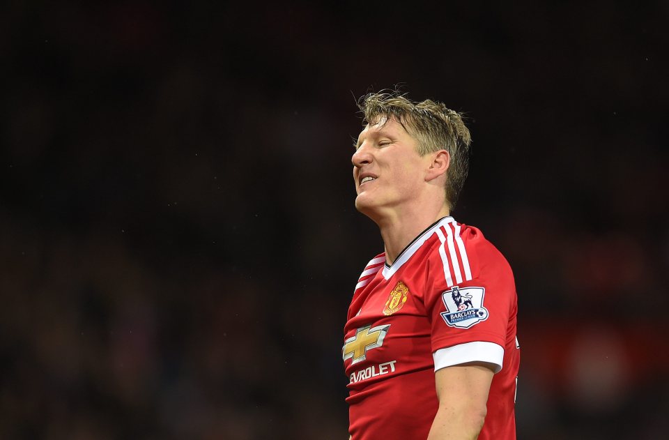 Schweinsteiger hasn't played for Man United since last season