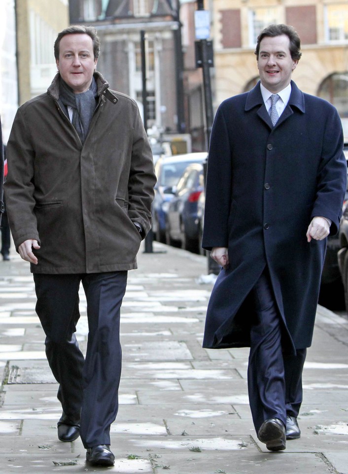 David Cameron and George Osborne 