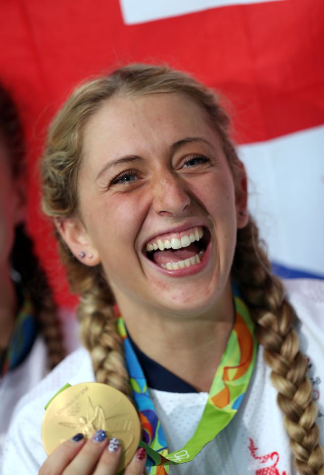 Laura Kenny has four gold medals to her name 