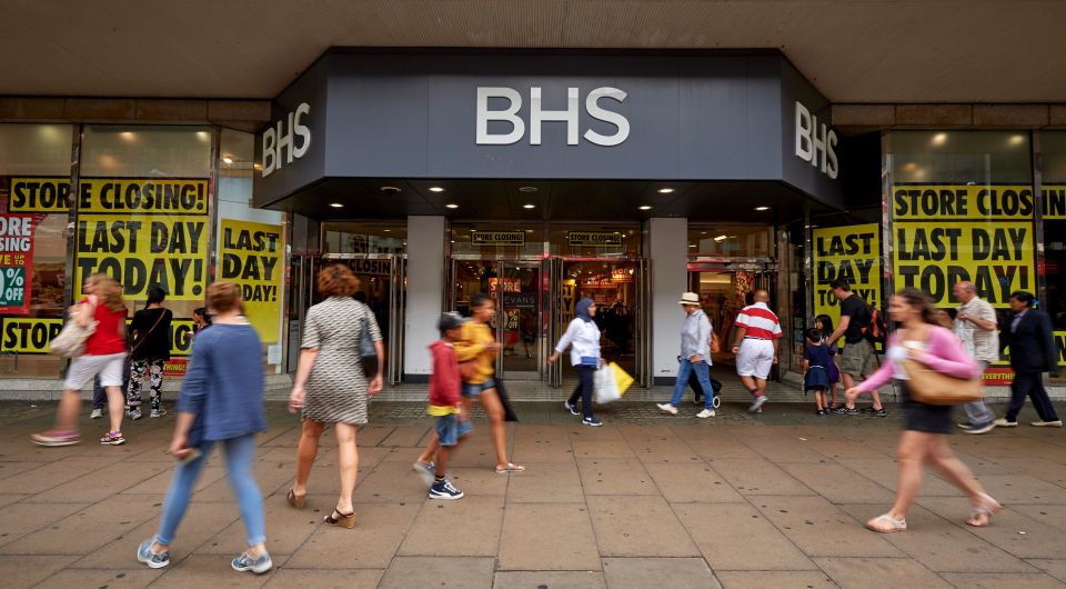 BHS closing down sale 