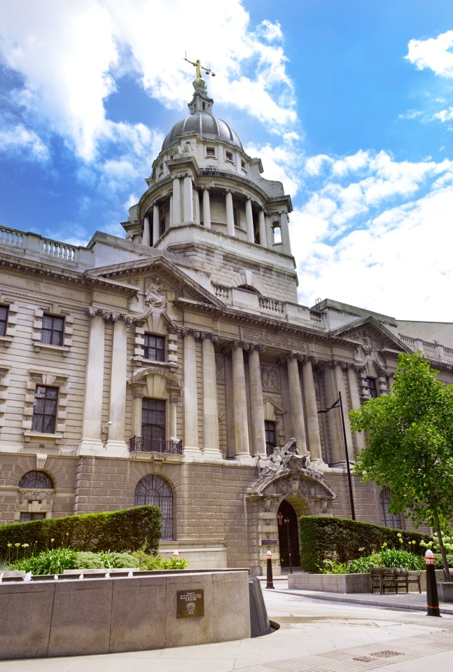  The Old Bailey Central Criminal Court, in London