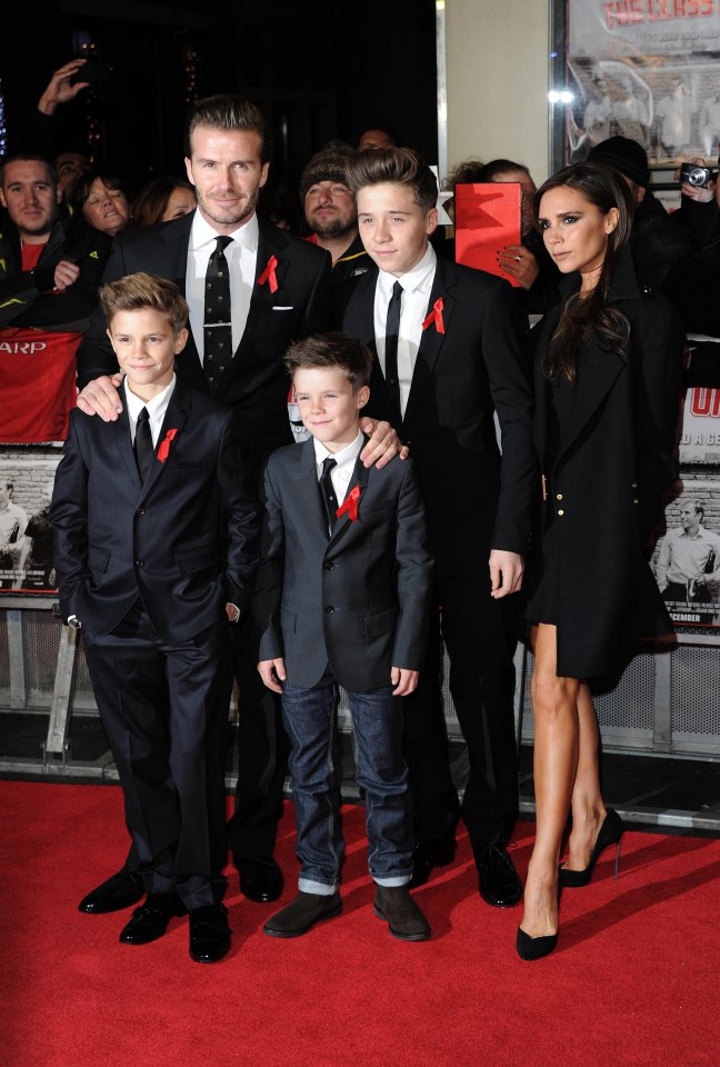  The Beckhams - sans Harper above - are a talented bunch