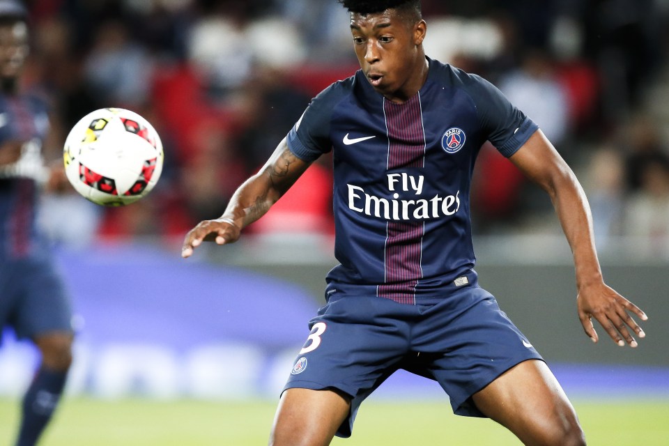 The young defender has just been called up by France