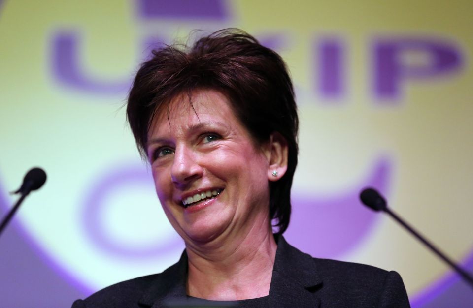 Diane James has she is quitting the party after stepping down as leader in October