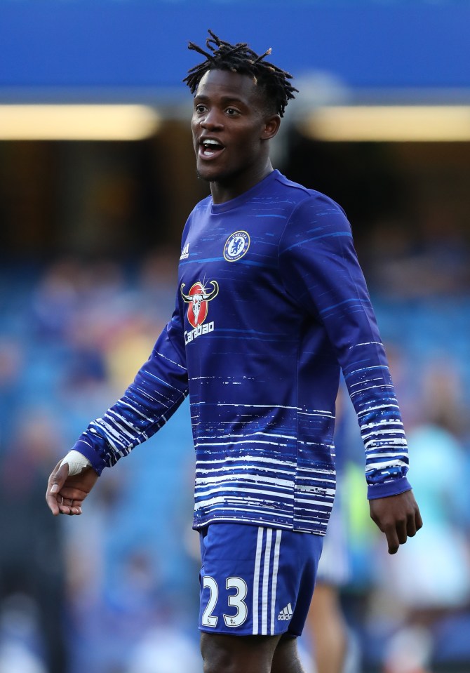  Michy Batshuayi has spent most of his season sitting on the Chelsea bench