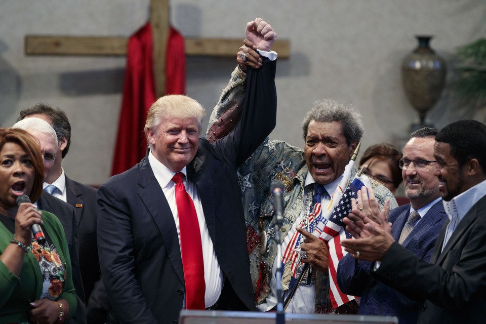  Legendary boxing promoter Don King has praised Donald Trump as "fearless" and "brave"