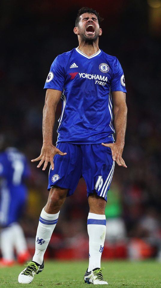 People think Diego Costa has calmed down - and point to no bookings since the Arsenal clash