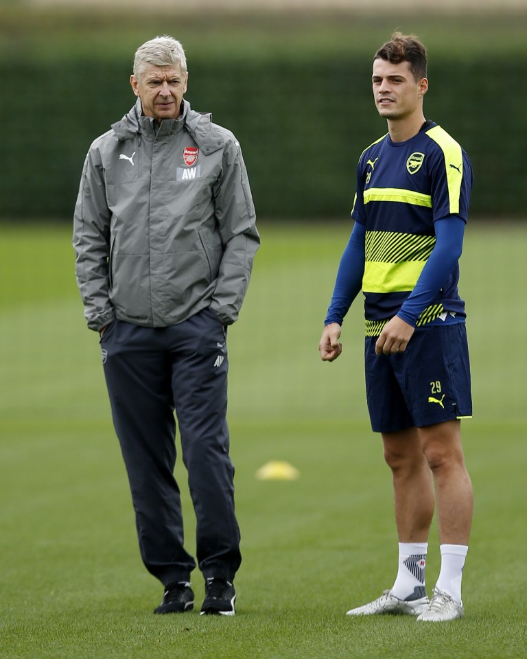  Granit Xhaka has slowly started to adapt to life in the Premier League