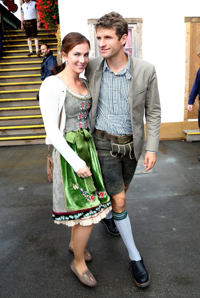  Thomas Muller is allowed to indulge at Oktoberfest