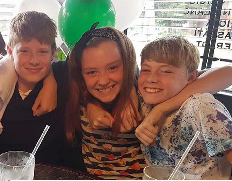  Ethan Houghton, Aimee Goldsmith and Josh Houghton – who died in the car crash