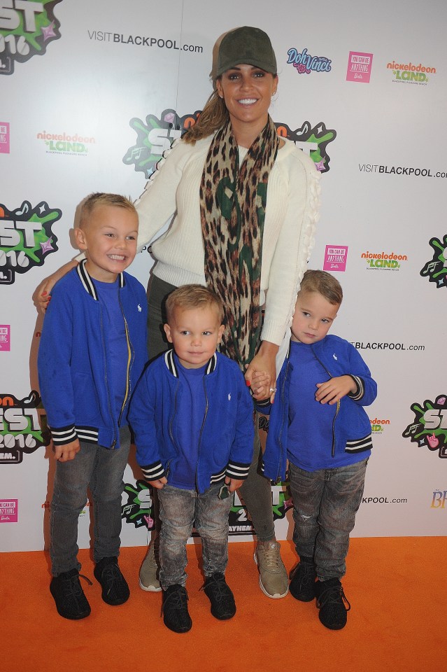  Danielle is mum to three boys, Archie, George and Harry with her ex-husband Jamie O'Hara