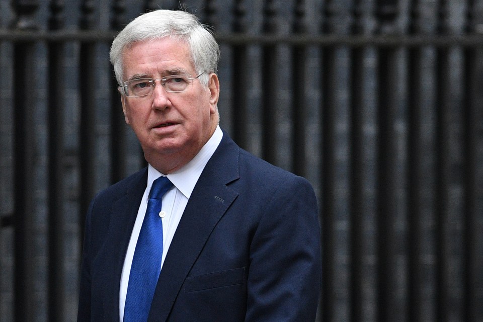  Call to arms ... Defence Secretary Michael Fallon urged EU states to splash the cash on their military