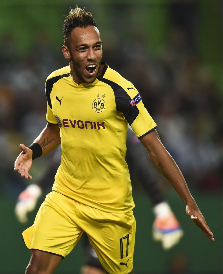  Aubameyang is Borussia Dortmund’s star striker and is also on major clubs' radars