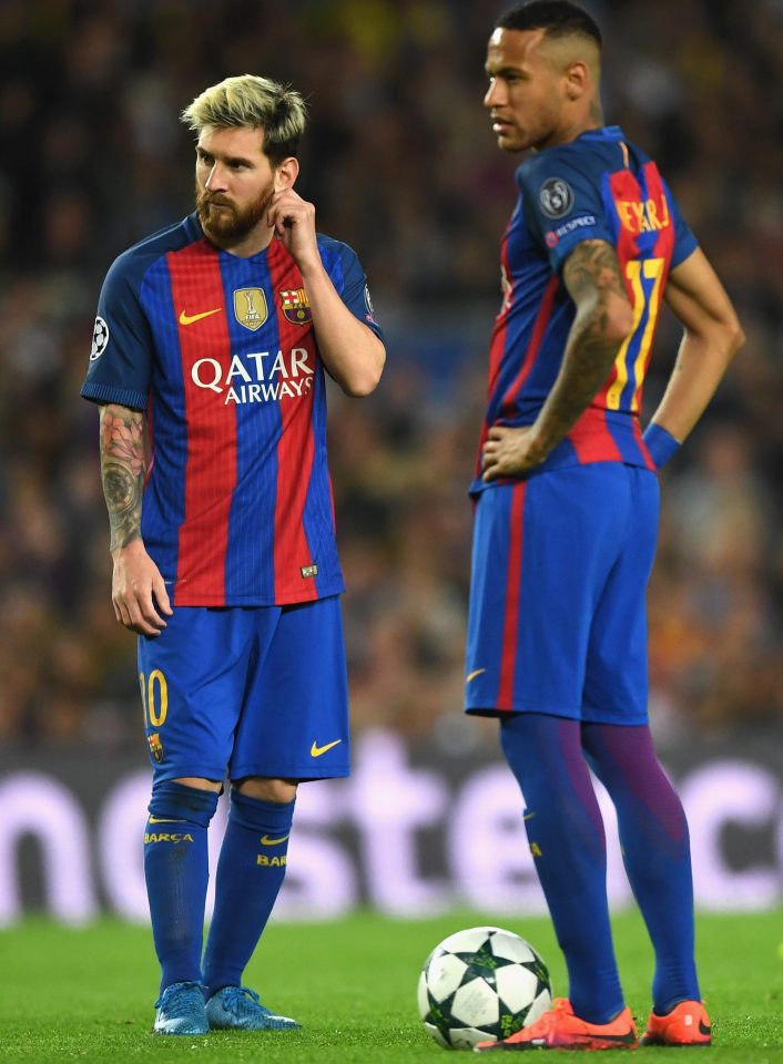 Lionel Messi and Neymar will face off against eachother on Thurday