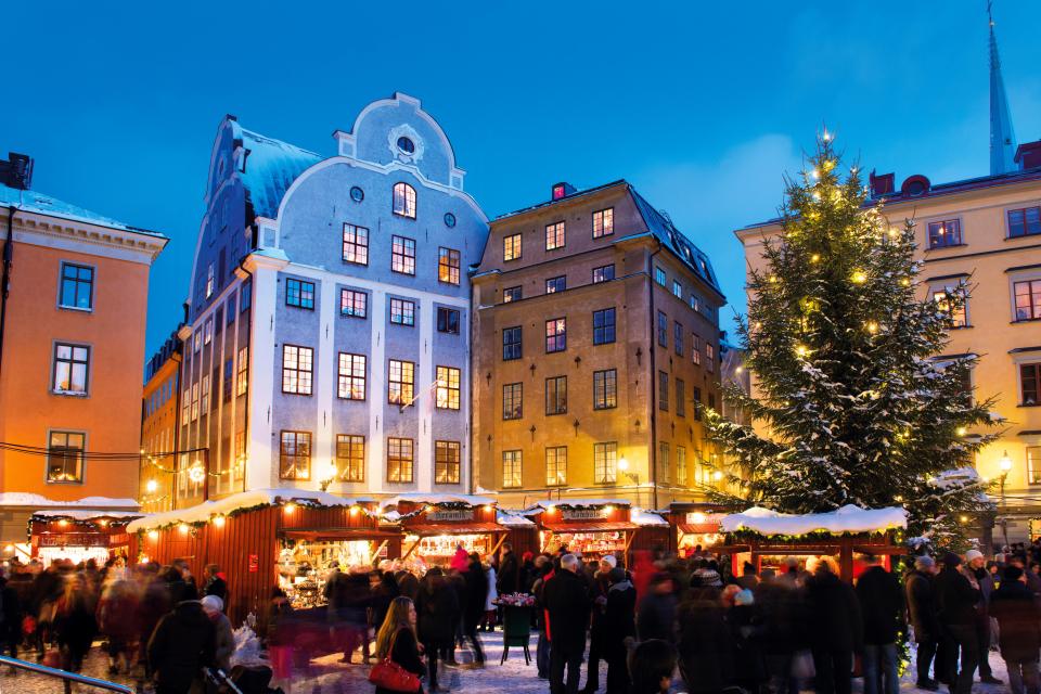  The Christmas market in Stockholm - the city did not fare well for meals, drinks and transfer prices