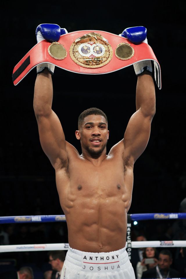  Heavyweight champ Anthony Joshua has named three men he would like to fight most