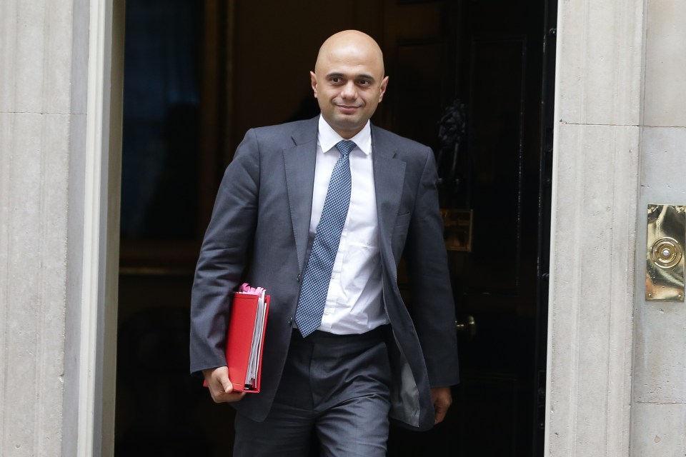  Lord Patten says the Secretary of State for Communities and Local Government, Sajid Javid, should be sacked