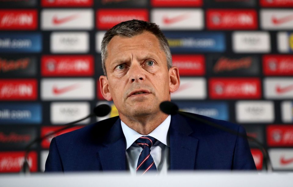 Martin Glenn says Southgate has made his mind up over becoming England boss