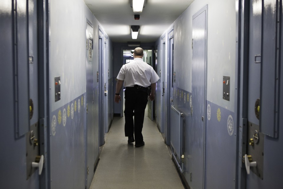  Guards are said to have deliberately provoked black and Asian inmates (stock image)