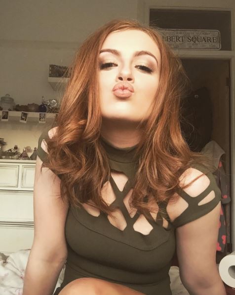 Marie Louise Smith, who played Tiffany Butcher in EastEnders on Instagram