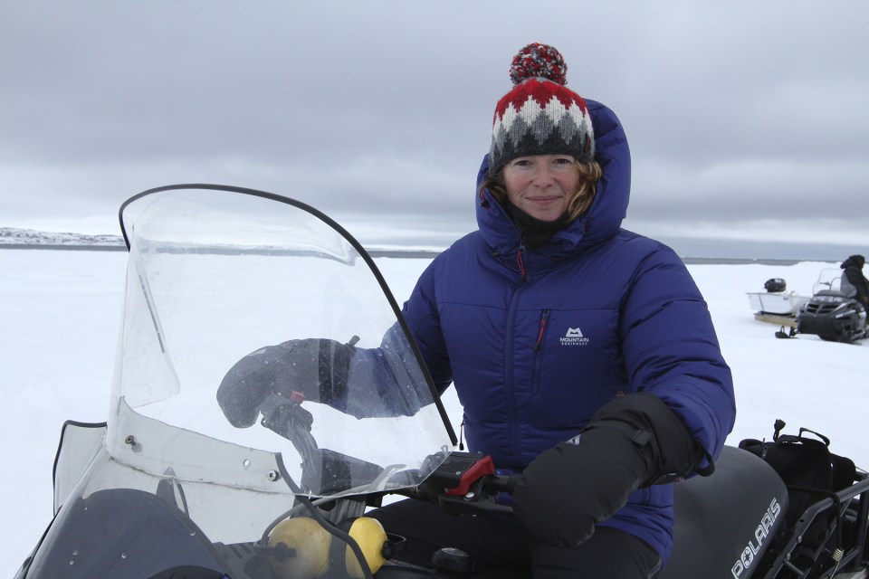  Kate Humble has admitted that her latest job to capture footage of polar bears setting off on their winter hunt has her terrified