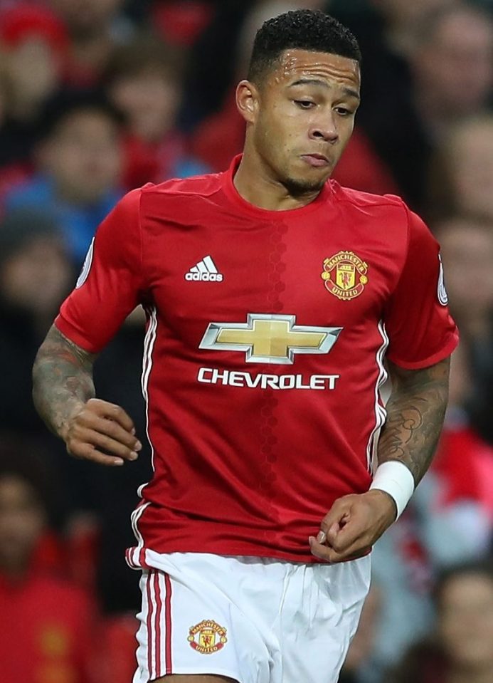  Life for DePay at Old Trafford has been very difficult under Jose Mourinho