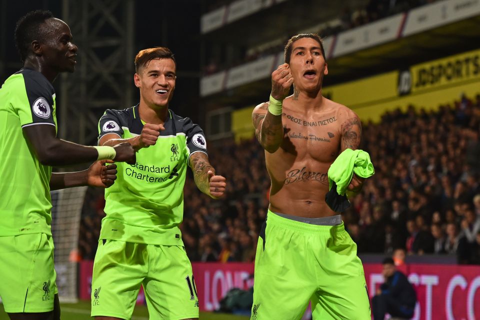 The two Brazilians Firmino and Coutinho could fire Liverpool to a historic title