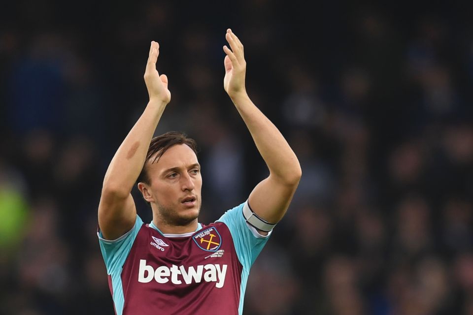 Interestingly, Mark Noble is West Ham's top league scorer of the current squad