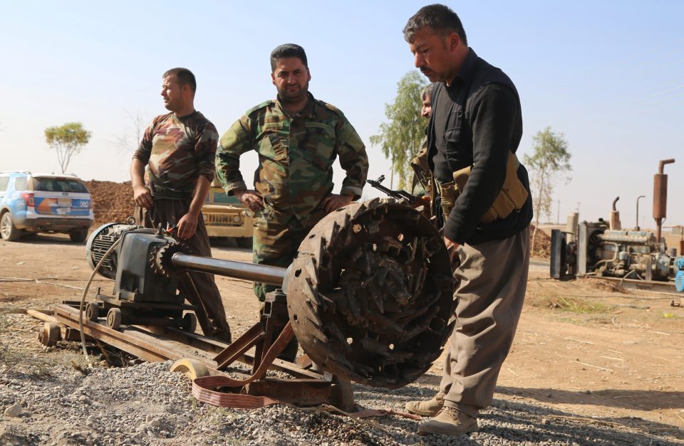  Smaller tunnelling machines have also been found