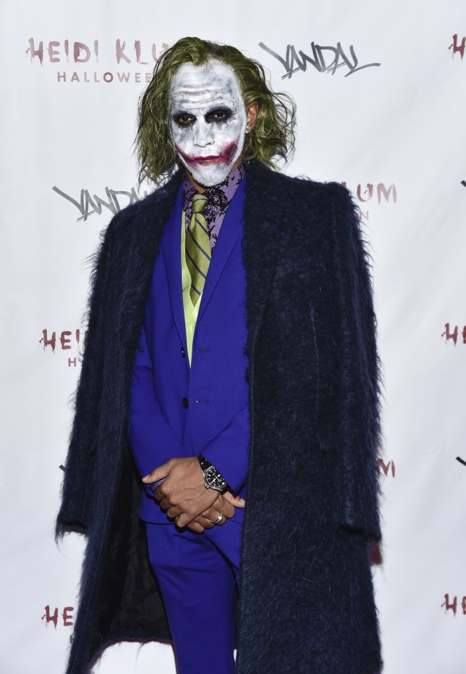  Lewis Hamilton arrives at the Heidi Klum Halloween Party, where he was spotted with Serena Williams