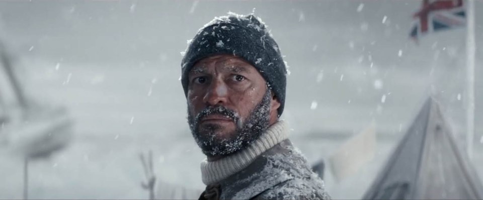 Dominic West has taken up the role of the infamous polar explorer Sir Ernest Shackleton