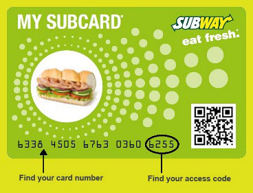 Even Subway has a loyalty card scheme