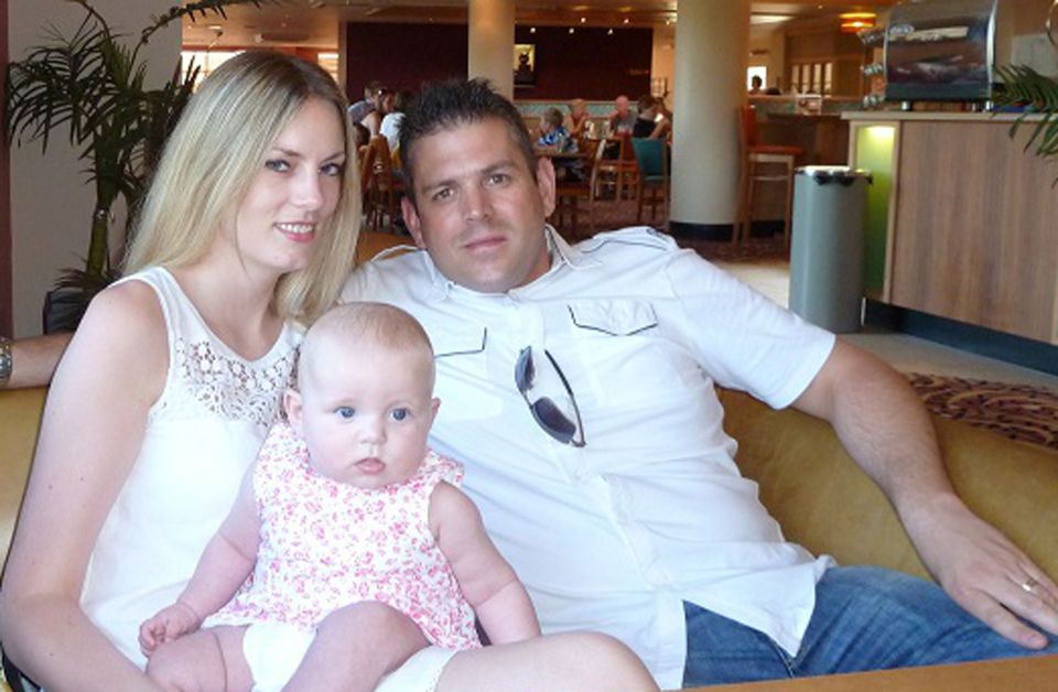  Now his grieving family including his wife Lindsey (left) are fighting for his right to 'die with dignity' after he has been kept on life support for 17 months