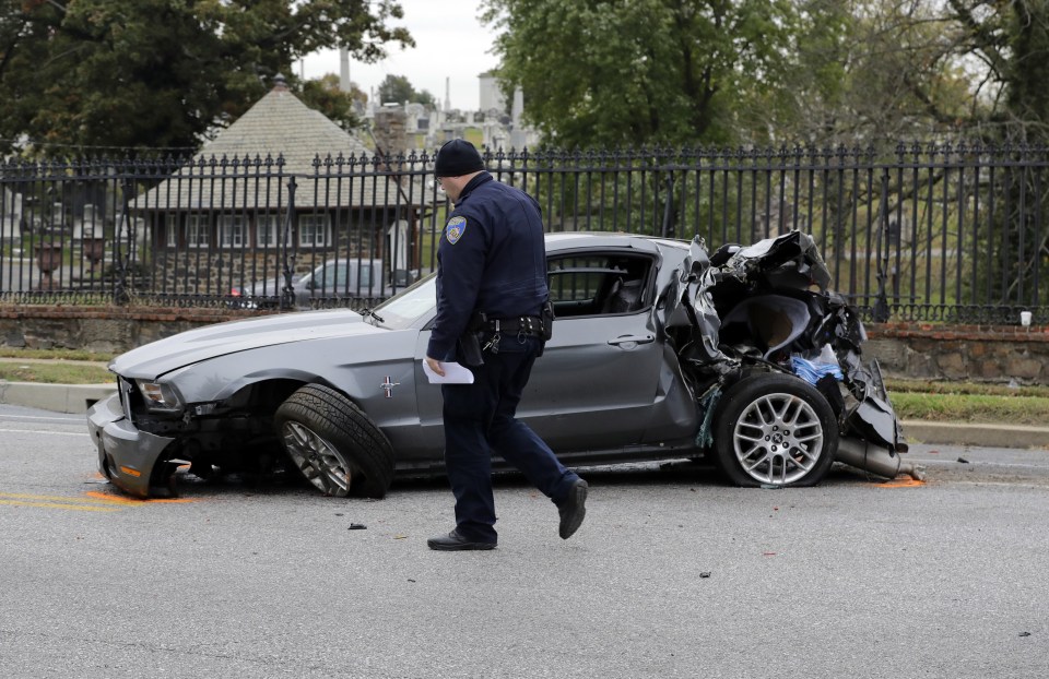 Yellow school bus was just blocks away from picking up its first child when it smashed into a car and careered into the transit bus