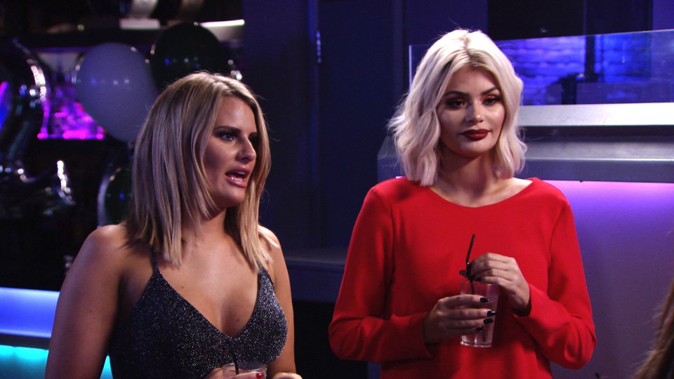  Chloe Sims and Danielle Armstrong were also enjoying a drink