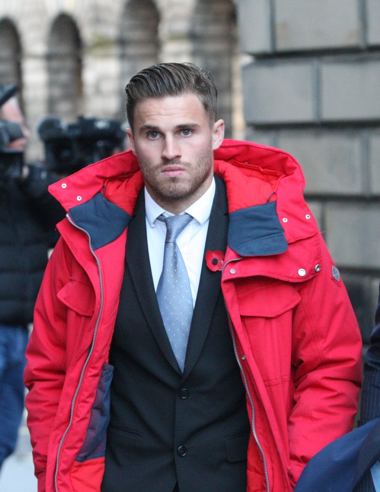  David Goodwillie, 27, was ruled to have raped Denise Clair