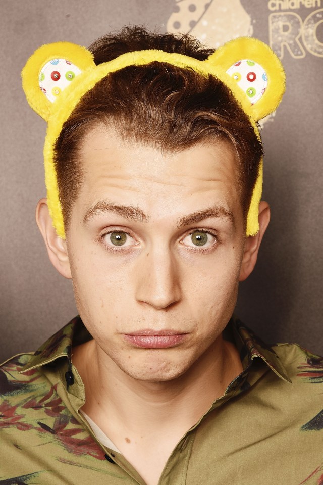  The Vamps' lead singer James McVey tried out his best Pudsey face on the red carpet