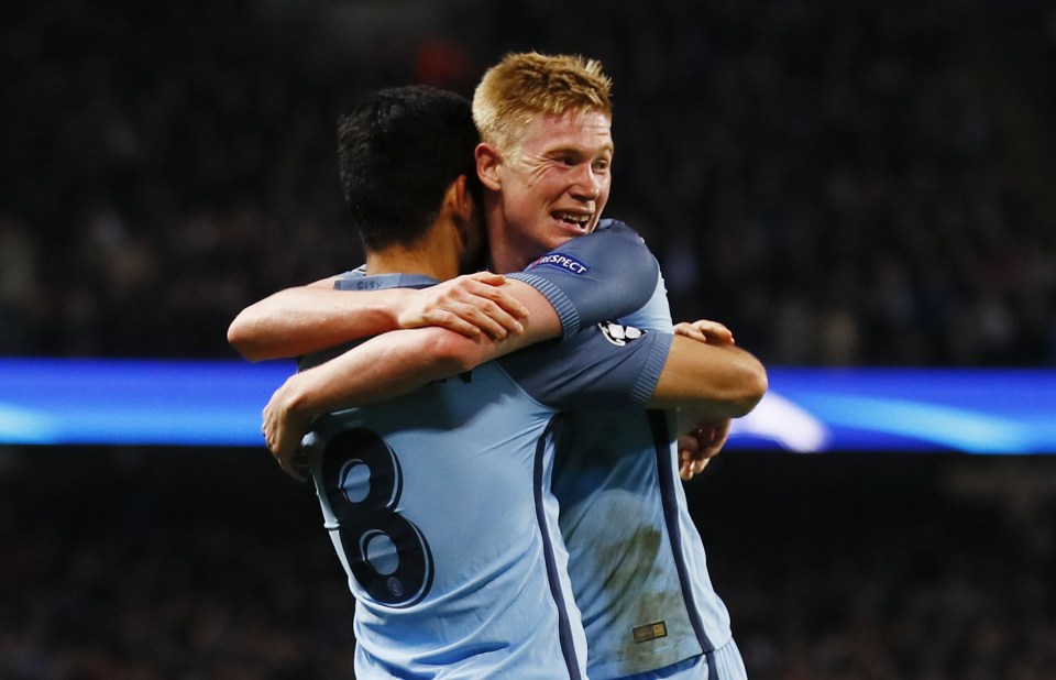  Kevin De Bruyne helped lead Manchester City to a 3-1 win over Barcelona