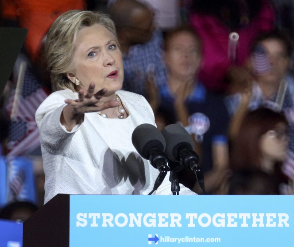 Hillary Clinton campaigns in Fort Lauderdale, Florida