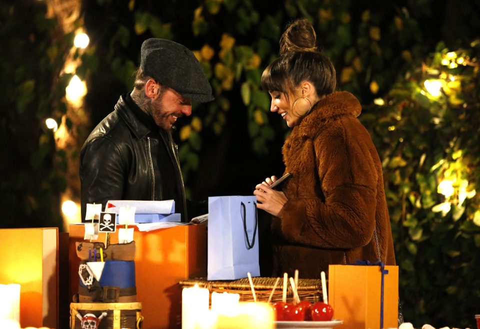  The couple could be seen checking out a selection of gifts