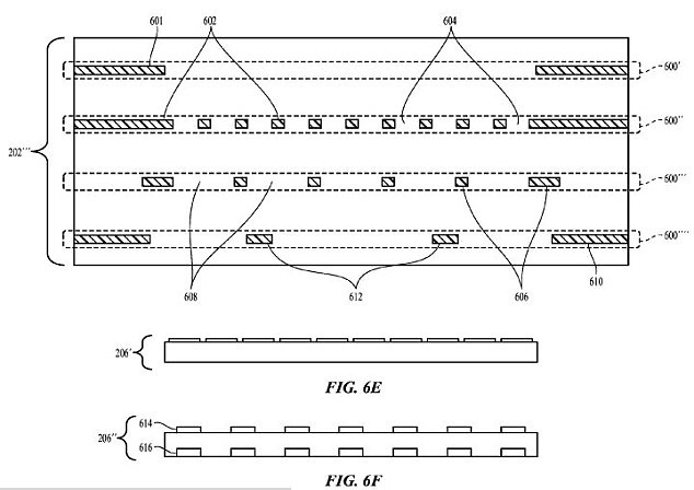 An inductive transmitter coil wraps around a metal core and is designed to pair with a receiver coil and charge the battery in the electronic device