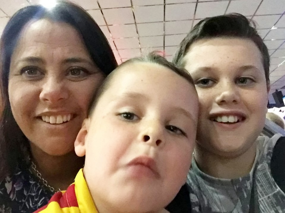  Mum Sally Stokes was found injured outside the property, while her two young sons were found dead inside