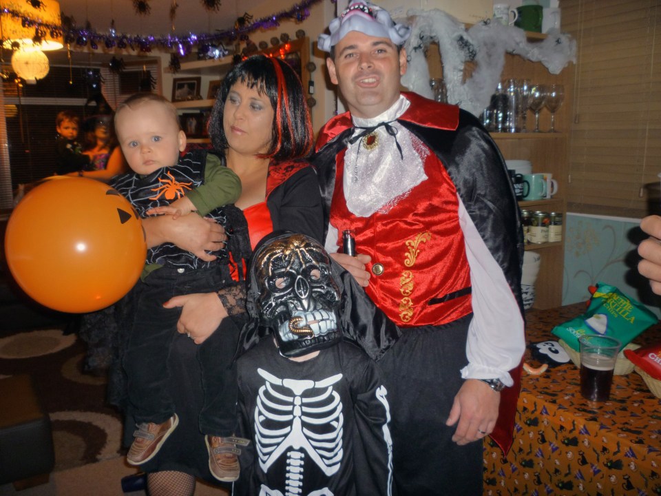  The family celebrating Halloween - police continue to investigate the scene of three deaths