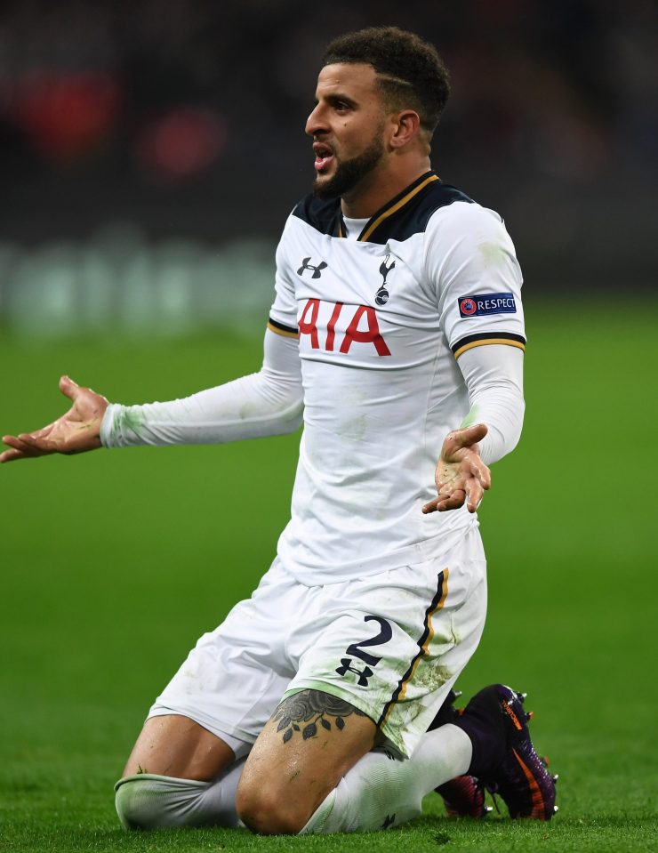 Kyle Walker is grounded as Spurs crash to Leverkusen - they need a reuslt again Arsenal